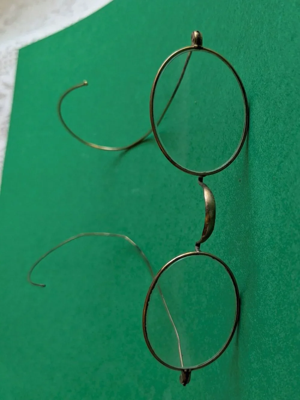 Antique Gold Filled Wire Rim Eye Glasses